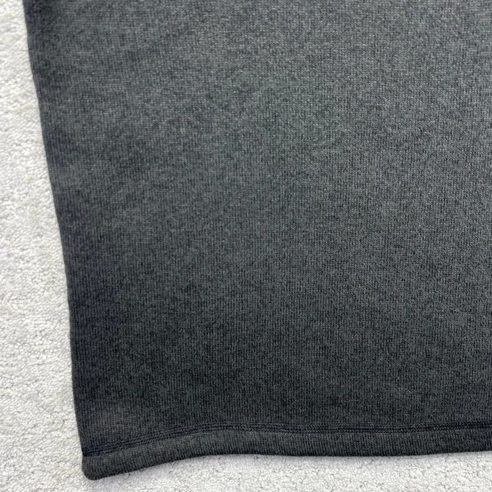 The‎ North Face Sweater Mens Large Gray Cap Rock Quarter Zip Fleece Pullover